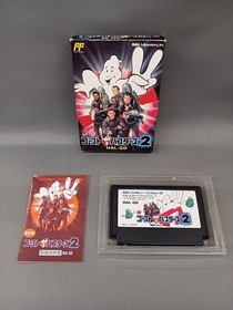 Famicom Ghostbusters 2 II Nintendo FC NES Cartridge w/ Box Manual Used