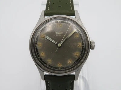 1945 Tissot Automatic Bumper 6541-1 Vintage Wristwatch - image 1 of 4