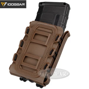 IDOGEAR Mag Pouch 5.56 9mm Tactical Fastmag MOLLE Mag Carrier Soft Shell Airsoft - Picture 1 of 38