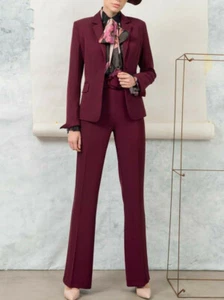 Edas pantalone elegante donna CLUNES pantaloni vita alta taglie forti zampa - Picture 1 of 3