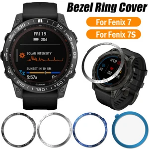 Para Garmin Fenix 7 7S 7X Reloj Bisel Anillo Adhesivo Estuche Cubierta Antiarañazos Protector - Imagen 1 de 14