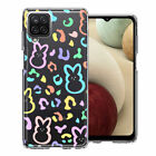 For Samsung Galaxy A12 Leopard Easter Bunny Candies Phone Case