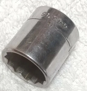 Craftsman -G- 44335 SAE 5/8" 12 pt 3/8" Drive Shallow Socket USA - Picture 1 of 2