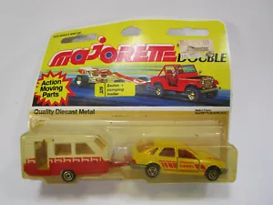 ¿Majorette vintage #272? Ford Sierra con remolque de camping 325 todavía en embalaje - Imagen 1 de 5
