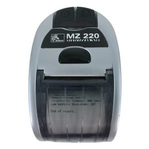 TESTED Zebra MZ220 Mobile Receipt Label Thermal Printer Bluetooth USB - Picture 1 of 5