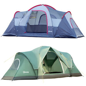 Zelt für 5-6 Personen Campingzelt Tunnelzelt Kuppelzelt Polyester