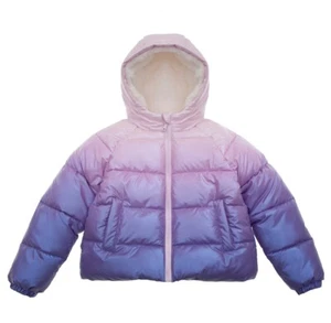 Rokka&Rolla Girls' Heavyweight Puffer Jacket Sherpa Lined Winter Coat - Picture 1 of 42