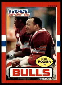 1985 Topps USFL #55 Mike Rozier ROOKIE Jacksonville Bulls / Nebraska Cornhuskers - Photo 1 sur 3