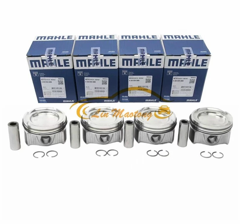 Engine Pistons & Rings Set STD For Mercedes-Benz C300 E300 W205 W213 M264 2.0 - Imagem 1 de 4