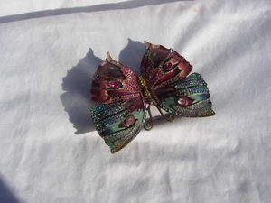 JAY STRONGWATER ENAMEL SWAROVSKI JEWELED BUTTERFLY TRINKET BOX - Picture 1 of 8