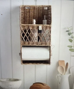 MAINE Furniture Co Key Largo Kitchen Roll Holder & Organiser RRP99 - Picture 1 of 11