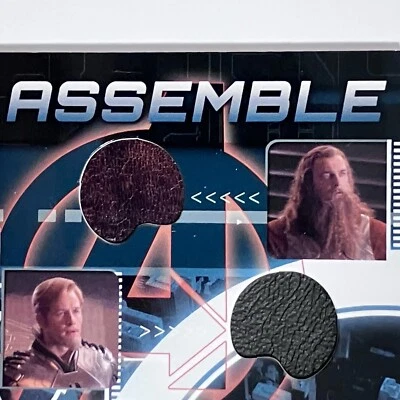 AVENGER’S ASSEMBLE Trio Costume Card AT-2 / MARVEL’S ‘THOR’ / 3 Fabric Swatches! - Image 1 of 4