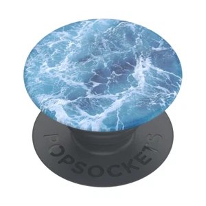 PopSockets PopGrip Phone Grip Stand Mount Holder - Basic Ocean From The Air - Picture 1 of 7