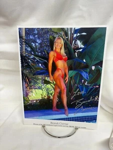 Brandi Carrier Original Signed 8X10 photo Porn Star Actress Movie Star bodybuild - Picture 1 of 2
