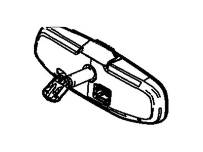 Genuine Ford Mirror Inside 6U5Z-17700-BA - Image 1 of 3