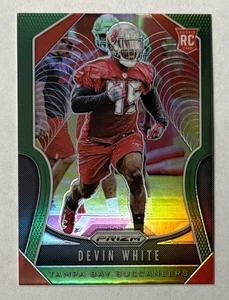 2019 Panini Prizm Devin White Green Prizm #312 Rookie RC Ungraded - Picture 1 of 2