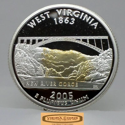 2005-S West Virginia State Silver Proof Quarter - #C50097NQ - Image 1 of 2