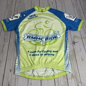 Ronald McDonald RMHC Ride Cycling Jersey 2010 Mens Small Short Sleeve Biking - Picture 1 of 10