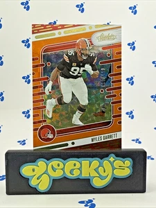2024 Panini Absolute - MYLES GARRETT #25 Orange Mosaic /299 BROWNS - Picture 1 of 11