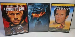 Heath Ledger DVD Lot: A Knight’s Tale/ The Patriot/ The Dark Knight (DVD) - Imagen 1 de 11