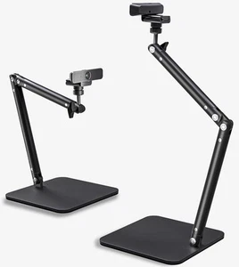 Soporte para cámara web, montaje para teléfono, soporte de escritorio resistente para C922 negro - Imagen 1 de 8