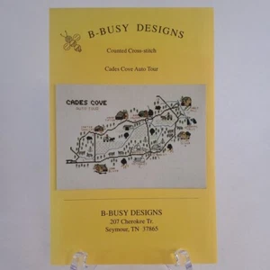 Mappa baia B-Busy Cades punto croce contato Gatlinburg Tennessee Smokey Mountains - Foto 1 di 13