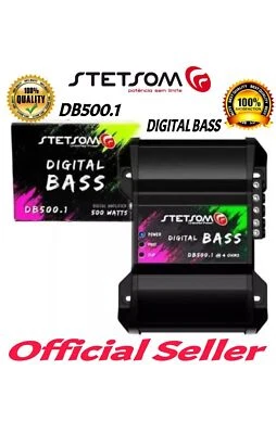 Stetsom Digital Bass 500,1 - 4 Ohm / Amplificatore Stetsom DB-500 Watt Rms - Immagine 1 di 4