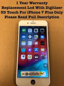 Original-Zubehör-Hersteller Qualität Ersatz 3D LCD-Bildschirm für Original iPhone 7 Plus weiß - Bild 1 von 7