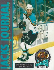 1997-98 Cleveland Lumberjacks IHL Hockey Program - Joe Dziedzic Cover  #FWIL