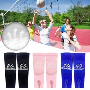 1 Pair Volleyball Arm Sleeve Forearm Compression Basketball Wrist Brace V1F5