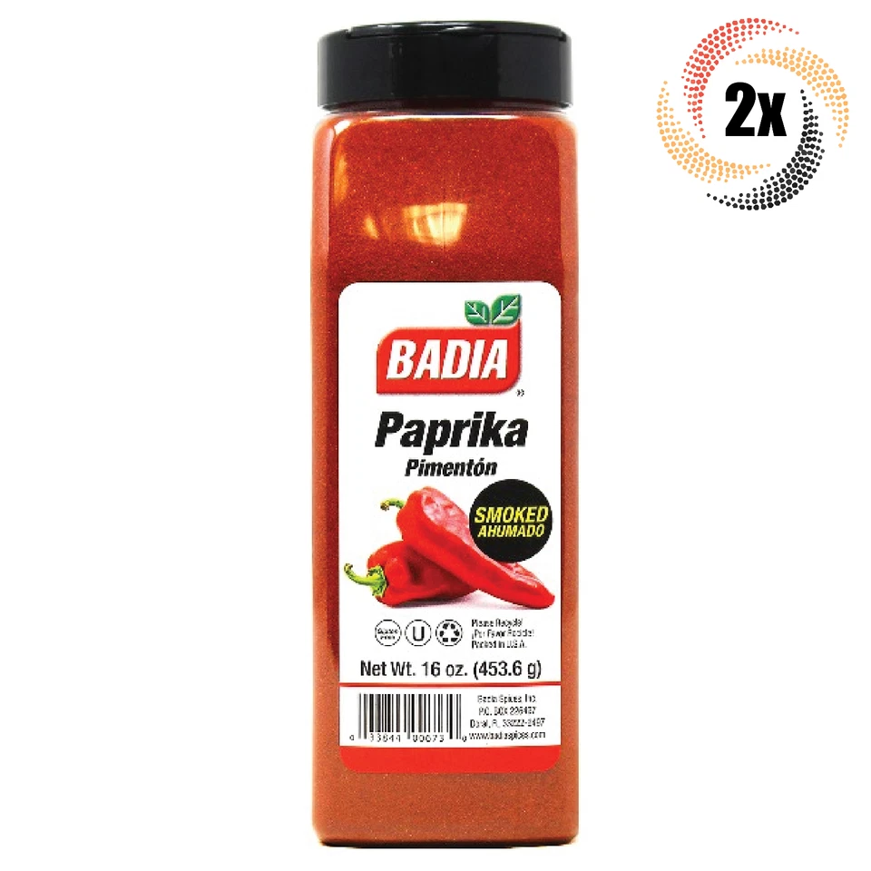 Badia Paprika Smoked Ground Powder/ Pimenton Ahumado Molido Polvo 16 Oz