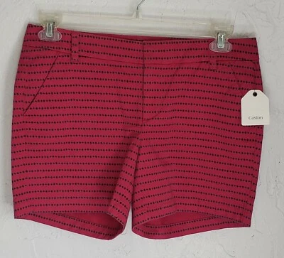 Pantalones Cortos Caslon Nuevos con Etiquetas, Rosa/Gris Diamante, Talla 8, ¡Lindosos!! Foto 1 de 4