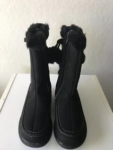 Girls Rachel Shoes Sundance Black Suede Boot Size 9 - New - Picture 1 of 10