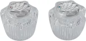 Juego de manijas de acrílico transparente Delta RP5693 genuino - para grifo de lavabo de dos manijas - Imagen 1 de 5