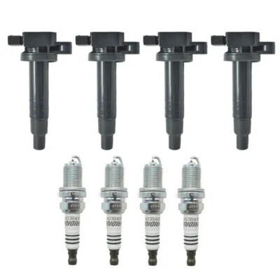 4PCS Ignition Coil + 4PCS Spark Plug For 2004-2018 Toyota Yaris 1.3L 1.5L UF-316 - Image 1 of 4