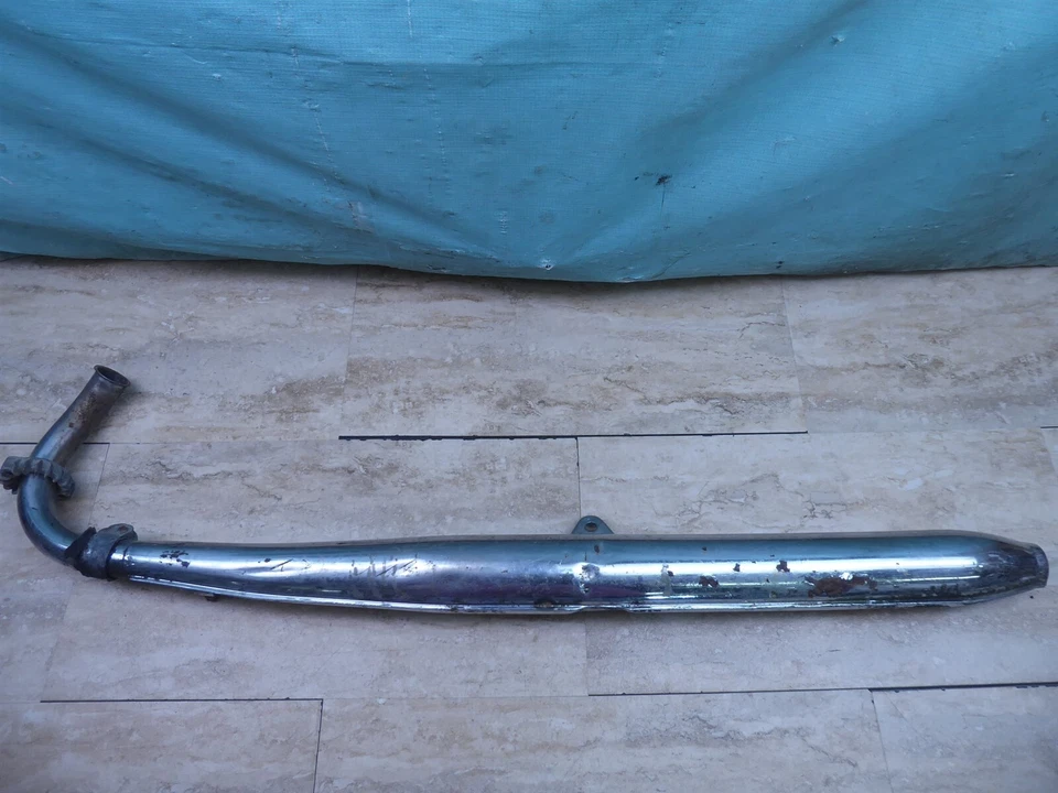 Silenciador de cabezal de tubo de escape izquierdo Bridgestone 350 GTR 1969-71 PL1145-E2+ Foto 1 de 4