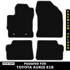 For Toyota Auris 2 E18 2012-2019 - floor mats velour 4 pcs black, round clips