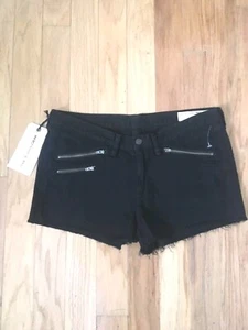 Rag & Bone Women Modele Black Jean Shorts, Size 31  BRAND NEW - Picture 1 of 10