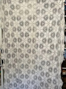 Vintage Twin handgehäkelte Tagesdecke 54"x 96" oder Ernte Tischdecke - Bild 1 von 9