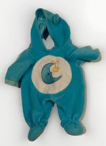 VTG Baby Doll Care Bear Blue Footie Sleepware  - Picture 1 of 3