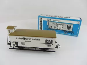 Märklin 4782 Bierwagen G10 Esslinger Brauerei sehr guter Zustand und mit OVP - Bild 1 von 3