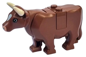 LEGO® 64452pb01c01 Cow with Light Nougat Muzzle and White Spot on Head - Picture 1 of 1