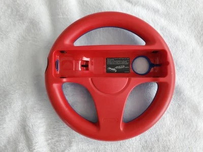 Soporte remoto volante carreras Nintendo OEM Wii/WiiU Mario Kart rojo y azul Foto 1 de 4