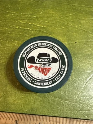 Lata de tabaco SKOAL Bandit vacía vintage de los años 80 - aniversario Liberty original Foto 1 de 4
