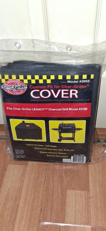 Char- Griller Cover New In Pkg..M# 2955 - image 1 of 1