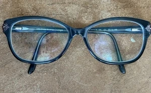 Cote D'azur Boutique Boutique-198 C1 DARK TEAL EYEGLASSES FRAME 53-16-135 - Picture 1 of 19
