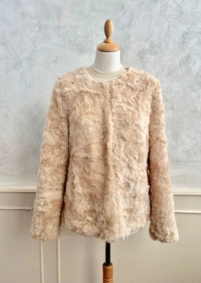 Jaqueta cardigã PAPAYA WEEK creme super macia pele sintética aconchegante boho 10 - Imagem 1 de 4