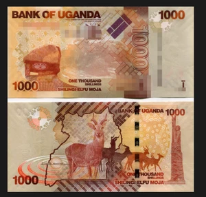 2010-22 Uganda 1000 Shillings Banknotes UNC - Picture 1 of 1