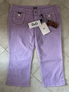 Dolce Gabbana Bermuda Pants NEW With Tags Vintage Size 31 IT - Picture 1 of 10