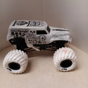 Monster Jam White Grave Digger BKT Large Die-cast Truck - Picture 1 of 16